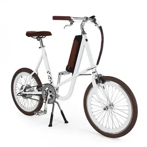 用于通勤的电动自行车miniu经典白色ebike单速动力辅助电动自行车台湾制造的电动自行车