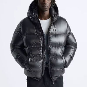 Puffer jacket high quality <b>long</b> sleeve breathable best <b>men</b> puffer Lightweight Warm Winter <b>Coats</b> Windproof Insulated Jacket - Product Image 6