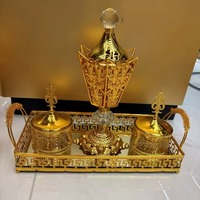 Ensemble de brûleurs d'encens aromatiques indiens en fer forgé doré, écologiques, décoration pour la maison et l'hôtel, objets de collection, artisanat M R, MR-360