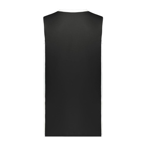 Maillots de basket-ball personnalisés 2025 pour adultes, couleur noire, nouveau style, tricot en polyester, service OEM - Product Image 5