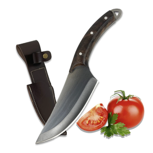2024 recién llegados cuchillo de Chef de Camping de nogal con Funda de cuero cuchillo de Chef vikingo mejor calidad Super modelo juego de cuchillos de cocina - Product Image 1