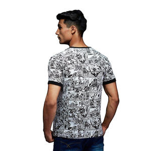 Venta al por mayor sublimación hombres camisetas impresión personalizada 100% poliéster sublimación camisa mejor calidad - Product Image 5