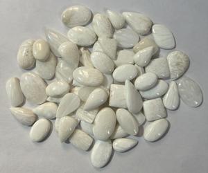 100% naturel en gros en vrac blanc opale Scolarite pierre bijoux attrayant cristal naturel colliers poli pierres précieuses en vrac, - Product Image 2
