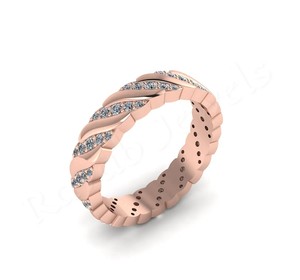 2025คุณภาพสูงสำหรับผู้หญิง S925เงินสเตอร์ลิงแหวนแต่งงานเพทาย Vermeil ของขวัญเครื่องประดับตามสั่งสำหรับผู้หญิง - Product Image 3