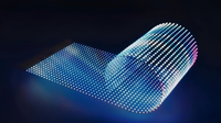 Pantalla LED Transparente y Flexible para Ventanas de Vidrio, Solución de Señalización Digital para Publicidad
