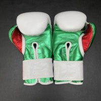 No Boxing No Life Guantes de Boxeo Profesionales con Cordones, Cuero Vacuno de Primera Calidad, Acolchado Grueso de 4 Capas, Transpirables y que Absorben la Humedad