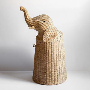 Panier en rotin de qualité supérieure pour animaux, panier de rangement, décoration de chambre d'enfant, organisation - Product Image 1