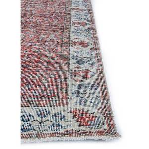 Alfombra de Lana Anudada a Mano de Gran Tamaño, Diseño de Medallón Rojo y Naranja, para Sala de Estar, Pasillo Rectangular, Modelo Pae-2636 - Product Image 4