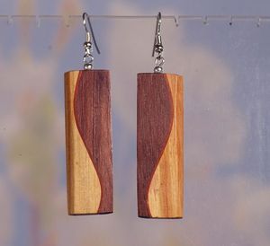 SCI ขายส่งที่กําหนดเองโบฮีเมียเครื่องประดับวินเทจสิ่งแวดล้อมไม้ประกบนูนผู้หญิงของแท้ขายส่งต่างหูสําหรับขาย - Product Image 4