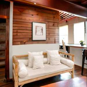 Canapés d'extérieur élégants de haute qualité en bambou 3 places meubles de jardin naturels ensemble de canapés pour salon ensemble de meubles d'extérieur - Product Image 1