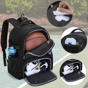Custom Team Large Sports Backpack Fashionable Waterproof Polyester Lining Basketball & Soccer <b>Ball</b> Bag for School Use - Product Image 5