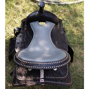 Silla de Montar a Caballo de Cuero Occidental Hecha a Mano de Alta Calidad, Sillas de Montar Genuinas para Ganadería a Precio de Mayoreo - Product Image 5