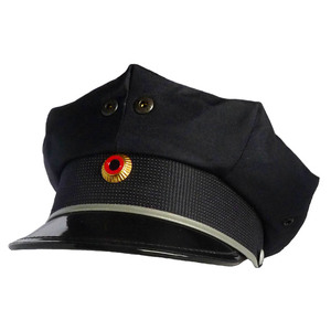 Gorra de Visera Alemana de la Segunda Guerra Mundial con Águila Blanca en la Parte Superior, Correa Ajustable, Logotipo Bordado, Unisex, Transpirable - Product Image 3