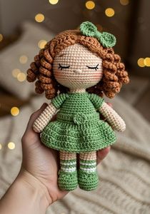 Muñeco de Ganchillo Hecho a Mano Personalizado, Amigurumi, Juguete de Felpa Suave, Regalo Decorativo, Exportación al por Mayor, OEM - Product Image 5
