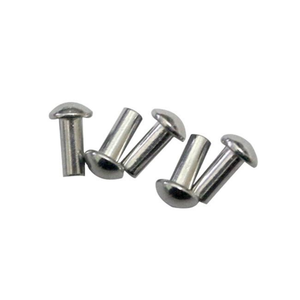 Vente en gros de différents types de rivets à tête plate noirs filetés - Product Image 1