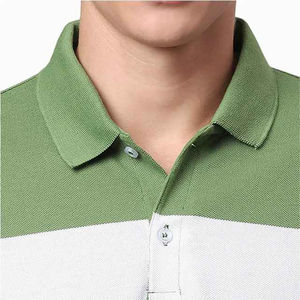 Nueva moda algodón poliéster Pakistán hecho Polo camiseta hombres soporte cuello manga corta 2025 hecho en Pakistán - Product Image 5