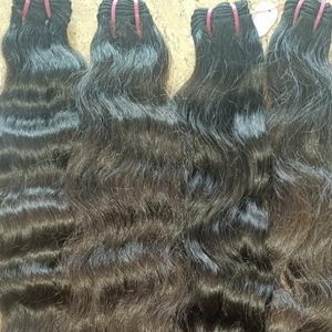 วิกต่อผมชาวอินเดียแบบนุ่มยาว8 "20" 28 "30"-ต่อผมมนุษย์ทอด้วยมือ - Product Image 1