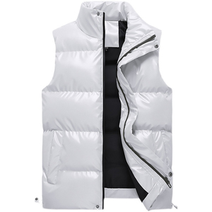 Gilet matelassé décontracté pour homme, vêtement d'extérieur respirant, sans manches, à fermeture éclair, chaud pour l'hiver, résistant à l'eau, taille M 3XL OEM - Product Image 3