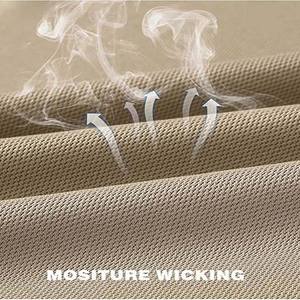 Camisetas Polo de Golf Negras con Cierre Personalizadas de Alta Calidad para Hombre, Camisetas Polo de Moda con Cuello con Cierre - Product Image 3