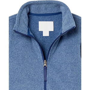 Adult's Navy Thick Warm Polar Fleece Fur Lined Jacket <b>Winter</b> Full Zip Polar Fleece Coat - Product Image 3