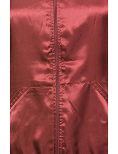 Nuevo estilo, venta al por mayor, chaqueta Varsity de satén personalizada 2024 para damas, chaqueta Varsity de satén recortada transpirable de talla grande para mujer - Product Image 3