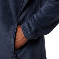 Veste polaire homme coupe-vent et imperméable respirante avec fermeture éclair et poches latérales, col montant en velours, style urbain, très tendance
