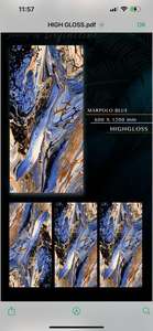 Baldosas cerámicas modernas de alto brillo de 600x1200mm, antimanchas y duraderas para uso comercial y residencial - Product Image 5