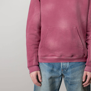 Jersey de punto de algodón 100% OEM para hombre, Sudadera con capucha y logotipo personalizado, jersey de manga larga con cuello redondo acanalado de alta calidad - Product Image 3