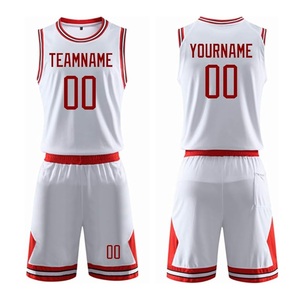 Vêtements de sport de basketball unisexes de haute qualité, respirants, en polyester 100 %, sans manches, anti-UV, uniformes personnalisés, tailles adultes et grandes tailles - Product Image 2