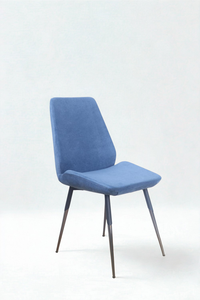 Chaise de salle à manger CALINA élégante et rembourrée avec base en métal, design contemporain et moderne - Product Image 2