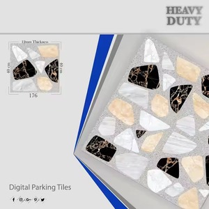 Suministros de fábrica 400x400mm Suelo digital de porcelana para exteriores de alta resistencia Azulejos de estacionamiento de cerámica disponibles en 9mm/12mm de espesor - Product Image 4
