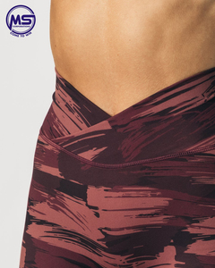 Ropa de gimnasio personalizada para mujer, mallas de Yoga elásticas de cintura alta con estampado de estilo gótico, mallas largas, tela de punto Punk informal - Product Image 4