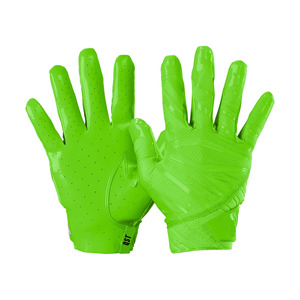 Gants de receveur de football américain pour jeunes, design personnalisé, tissu en cuir respirant, équipement sportif multifonctionnel, QST INTERNATIONAL - Product Image 3