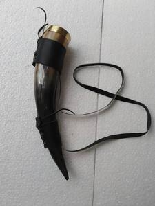 อุปกรณ์ดื่มรูปสัตว์ทำจากเขางานฝีมือยุคกลางสไตล์ทะเลของตกแต่งบ้านทุ่งหญ้าขัดเงา - Product Image 2