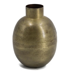 Vases à fleurs décoratifs en métal antique pour maison petits vases à fleurs noirs antiques et rustiques bicolores - Product Image 2