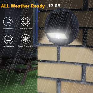 אור גדר סולארית 33 הוביל תנועת קיר תנועה תאורת ביטחון + 3 מצבי תאורה - Product Image 5