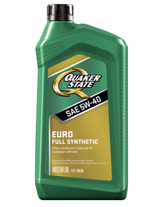 QUAKER STATE ULT DUR EURO 5W40 FULL SYN 6 PACK 1 QUART 550052725 - Product Image 1