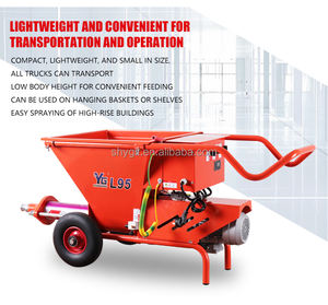 Spachtelmasse Zementmischer Betonspritzgerät Mörtel Airless-Spritzverputzmaschine Brandschutzbeschichtung Wandfarbe Verputzmaschine CE - Product Image 6