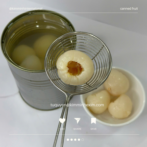 ลิ้นจี่กระป๋องพรีเมียมในน้ำเชื่อมจากเวียดนาม รับผลิตแบบ OEM/ฉลากส่วนตัว - Product Image 2