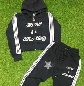 Deportes de invierno para hombre, último estilo, ropa deportiva ajustada, tela transpirable, logotipo personalizado, venta de diferentes colores sólidos, chándales de invierno - Product Image 6