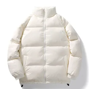 Wholesale Outdoor Solid Color <b>Winter</b> <b>Coat</b> Warm <b>Thick</b> Mens Jacket <b>Coat</b> Custom Logo Puffer jacket for men - Product Image 3
