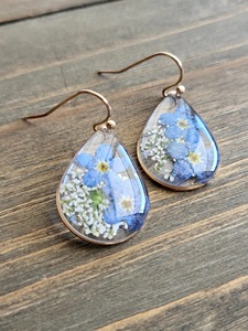 Pendientes de Resina Bordados a Mano, Joyería de Moda de Acero Inoxidable para Mujeres y Niñas, Estilo Clásico para Bodas, Alta Calidad - Product Image 2