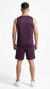 Camiseta de Baloncesto Premium Color Morado Galaxia Oscura para Equipos, Entrenamientos y Clubes, Ropa Deportiva Transpirable de Malla de Alto Rendimiento - Product Image 2