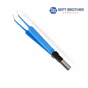 Reusable Bipolar Electrosurgical Forceps with <b>Cable</b> Connector, Stainless Steel, Autoclavable, OEM Surgical <b>Instrument</b> - Product Image 1