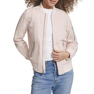 Veste d'hiver pour femme à fermeture éclair personnalisable en gros d'usine, vêtement d'extérieur matelassé respirant, style bomber tissé pour femme - Product Image 4