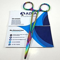 Rainbow Mosquito Forceps Recht voor body piercing Fijne punt Vergrendelbaar handvat Nauwkeurig vasthouden en plaatsen van sieraden