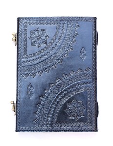 Diario de cuero personalizado CHAKRA A3 con espiral de costura de siete sillines y encuadernaciones de costura - Product Image 4