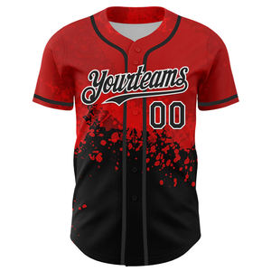 Maillot de baseball unisexe pour adulte, respirant, 100% polyester, séchage rapide, couleurs et logo personnalisés, uniforme de baseball - Product Image 5