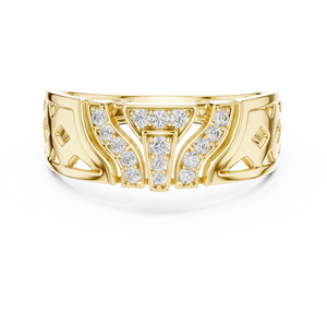 Luxury Lab Grown Diamond Silver Engagement Ring Pav Accents | Traditional <b>Elegant</b> Bridal Fine Jewelry for Proposal Wedding - Product Image 6