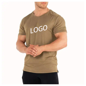 T-shirts de sport personnalisés à manches courtes respirants et à séchage rapide pour hommes, coupe ajustée, imprimés, prix de gros sur mesure 2026 - Product Image 1